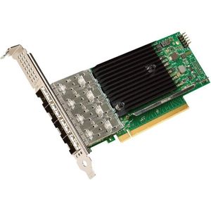 Intel - E810-XXVDA4 - Netwerkadapter - Zwart - PCIe 4.0 x16 - 10/25Gigabit SFP28 x4