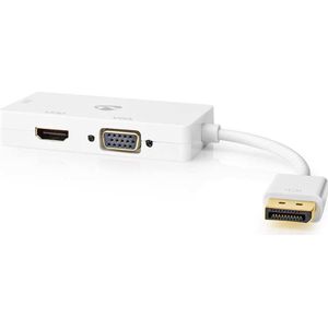 Nedis Displayport adapter DisplayPort 1.2 DVI-D 24+1-pins aansluiting HDMI VGA, Videokabel