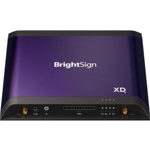 BrightSign - XD235 - Mediaspeler - Paars - 4K - HDMI - Ethernet - MicroSD - WiFi