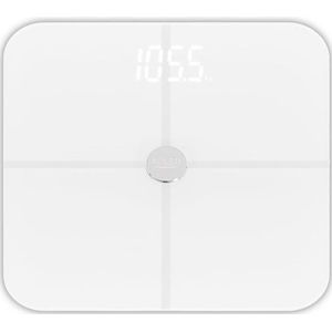 Adler - Slimme Badkamerweegschaal - Zwart - Capaciteit 180 kg