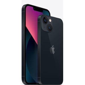 Forza Refurbished iPhone 13 (128 GB, Middernacht, 6.10", 12 Mpx, Dubbele SIM, A / Als nieuw), Tweedehands mobiele telefoons, Zwart