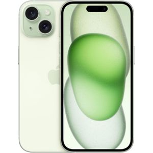 Apple iPhone 15 (128 GB, Groen, 6.10"", SIM + eSIM, 48 Mpx, 5G), Smartphone, Groen