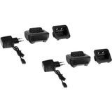 Motorola - PMLN8231AR - Oplaaddock - Zwart - Inclusief PSU met Y-kabel