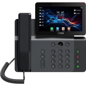 Fanvil - V66 - Telefoon - Zwart - VoIP - 7-inch Touchscreen