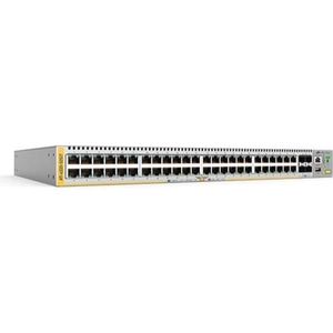 Allied Telesis 48 x 10/100/1000T RJ-45 + 4 x 100/1000X SFP uplinks (POE model) (AT-X220-, Netwerkschakelaar