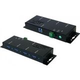 Hubs - EX-6685HMV - USB 3.0 en FireWire 1394B - Metalen Behuizing