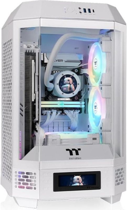 Thermaltake - The Tower 250 - PC-behuizing - Wit - Mini-ITX