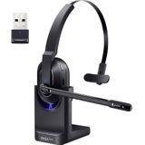 EKSA - H5 - On Ear Headset - Bluetooth - Zwart - Ruisonderdrukking