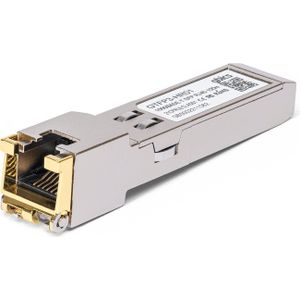 SFP-Gigabit Kopertransceiver - Full-Duplex - Tot 100 Meter - Cat 5