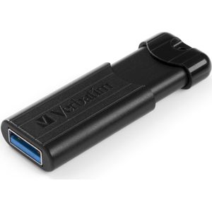 Verbatim PinStripe (64 GB, USB-A), USB-stick, Zwart