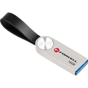 Forcell - F-Data Metal - USB Stick - 16 GB - Aluminium - USB 3.2 Gen1