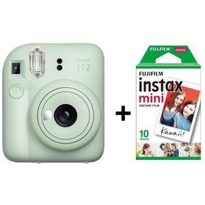 Fujifilm Instax Mini 12 + instax mini glossy, Instant camera, Groen