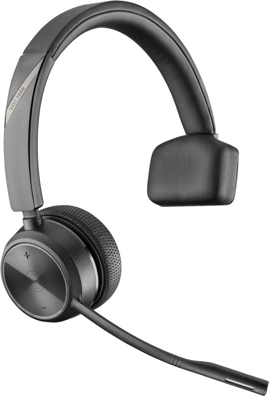 Poly SAVI 7210 MONO DECT (Draadloze), Kantoorheadset, Zwart