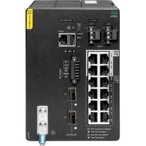 HPE - Aruba 4100i - Netwerkschakelaar - Zwart - 8 Poorten PoE en 4 Poorten PoE