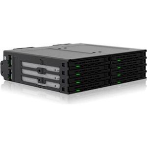 Icydock ICY DOCK verwijderbaar frame 8xSATA 2,5" SAS/SATA HDD/SSD, zwart, Accessoires voor harde schijven