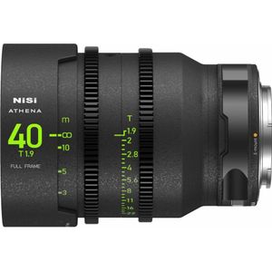 Nisi 40mm ATHENA PRIME Full Frame Cinema Lens T1.9 (E Mount), Objectief