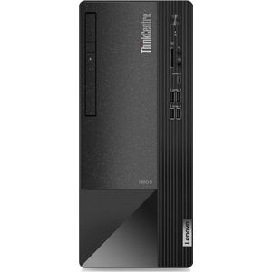 Lenovo ThinkCentre neo 50t Gen 4 TW 180W CORE I5-12400 8GB DDR4 512GB SSD M.2 2280 INTEGRATED W11P 3Y (Intel Core i5-12400, 8 GB, 512 GB, SSD, Niet beschikbaar), PC, Zwart