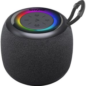 Savio - BS-041 - Bluetooth-luidspreker - Zwart - Draagbaar