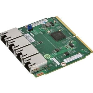 Supermicro Aoc-Mgp-I4m: Siom 4x 1gbe (RJ45), Netwerkkaarten