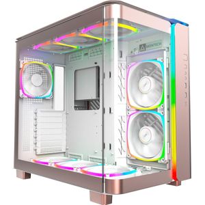 MONTECH - King 95 PRO - ATX Mid-Tower PC Gaming Case - Rose Gold - High-Airflow