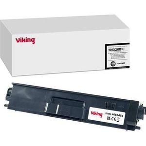 Viking - TN-320BK - Tonercartridge - Zwart - Compatibel met Brother