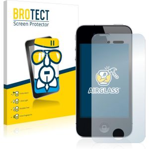 BROTECT AirGlass kogelwerende glasfolie (1 Stuk, iPhone 4), Smartphone beschermfolie