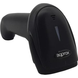 Approx appLS19 (1D streepjescodes), Barcode scanner, Zwart