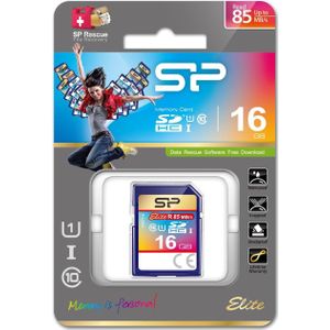 Silicon Power Elite UHS-I, 16GB SDHC Klasse 10