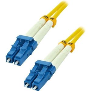 MCL SINGLEMODE DUPLEX OS2 OPTISCH 9/125 LCLC 2M, Router, Geel