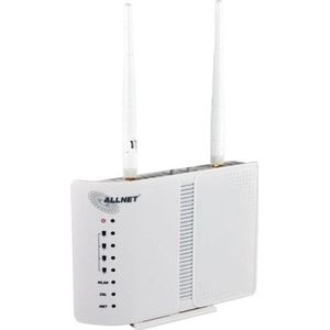 Allnet - ALL-WR02400N - Router - Wit - DSL - Draadloos