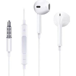 Joyroom 3,5 mm hoofdtelefoon voor in de oren met kabel (Bedraad), Koptelefoon, Wit