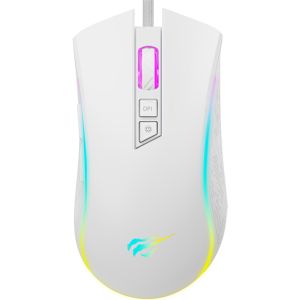 Havit - MS1034 - Gaming Muis - Wit - Bedraad - 800-4800 DPI
