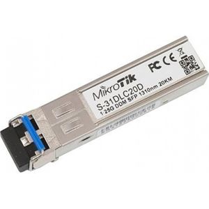 MikroTik - S-31DLC20D - Zendontvanger - Zwart - SFP - 1,25 Gbps