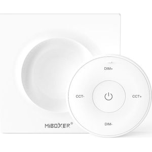 Synergy 21 led afstandsbediening mini afstandsbediening 2.4ghz (b) dual wit (cct) *milight/miboxer* (Apparaat-specifieke afstandsbediening), Afstandsbediening, Wit