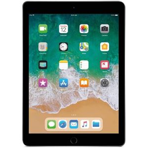 T1A iPad 6 Gen (6", 32 GB, Siderisch grijs, B / Zeer goed), Tablet gereviseerde, Grijs
