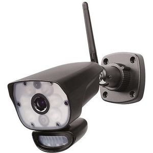 Indexa DW700K Extra draadloze camera incl. LED spot voor DW700 set 27916 (1920 x 1080 Pixels), Netwerkcamera, Zwart