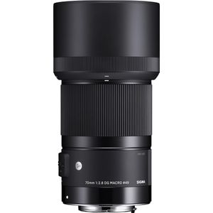 Sigma 70mm f/2.8 EX DG MAKRO, Canon EF (Canon EF-S, Canon EF, Volledig formaat), Objectief, Zwart