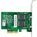 MicroConnect 4-poorts RJ45 netwerkkaart, PCIe (PCIe), Netwerkkaarten