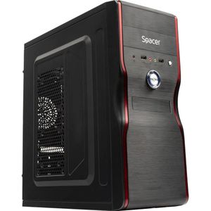 Spacer Spc-New Mercury (ATX), PC-behuizing, Zwart