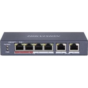 Hikvision DS-3E1516-EI Netwerkschakelaar Gigabit Ethernet (10/100/1000) (4 ports), Netwerkschakelaar