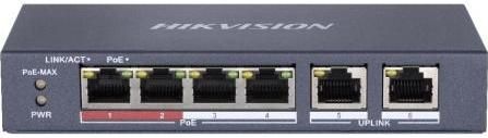 Hikvision DS-3E1516-EI Netwerkschakelaar Gigabit Ethernet (10/100/1000) (4 ports), Netwerkschakelaar