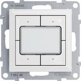 SEANO - 4-Voudige Knop - Thermoplast - 250 Volt - Verlichtbaar