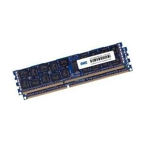 OWC 64 GB geheugenupgradeset 2 x 32 GB PC10600 DDR3 ECC-R 1333 (2 x 32GB, 1333 MHz, DDR3 RAM, DIMM 288 pin), RAM, Zwart