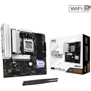 AsRock A620AM Pro RS WiFi - Moederbord - mATX - HDMI/DP - DDR5
