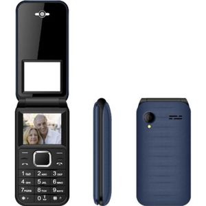 Majestic Nieuwe 300086 CB mobiele telefoon 4,5 cm (1,77') 76 g Zwart, Blauw Seniorentelefoon (1.77"), Sleutel mobiele telefoon, Blauw, Zwart
