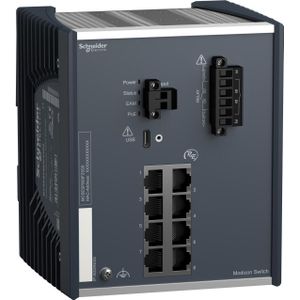 Schneider Electric MCSESP083F23G0 (8 ports), Netwerkschakelaar