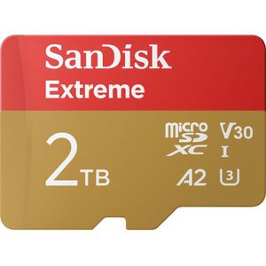 SanDisk - Extreme - microSDXC 2TB - UHS-I - SD Adapter