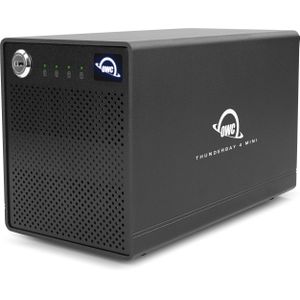 OWC Thunderbay 4 mini (2.5"), Harddisk behuizing, Zwart