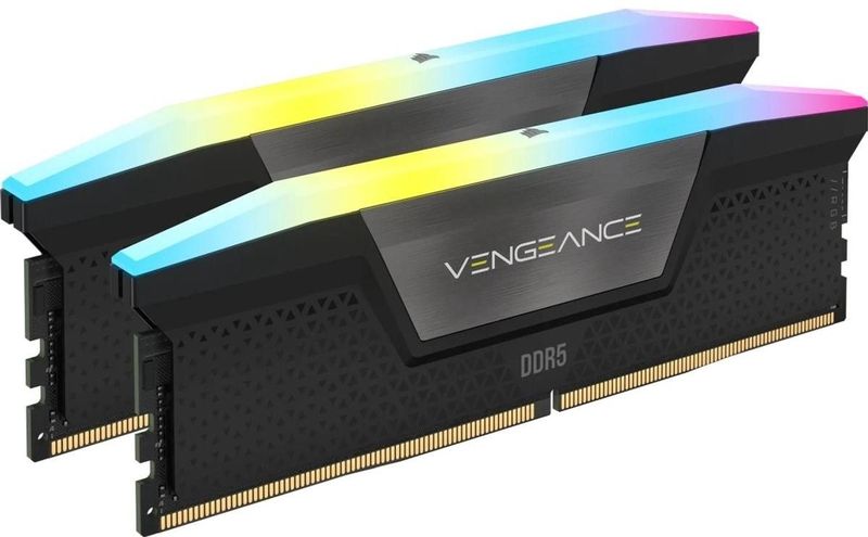 CORSAIR - VENGEANCE RGB - RAM Geheugen - 32GB - Grijs - 6400MHz CL36