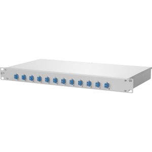 Metz Connect BTR OpDAT fix patchpaneel splitsing 12xLC-D OS2 grijs, Server accessoires, Grijs